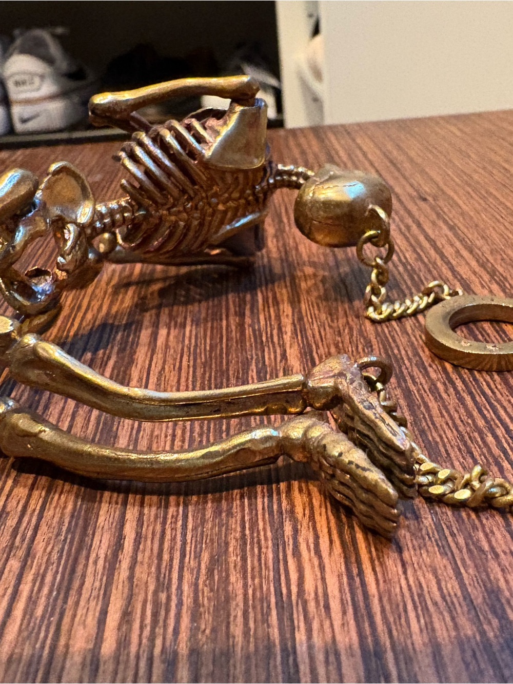 Brass Skeleton Cuff - Picture 3 of 8